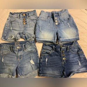 Girl jean shorts